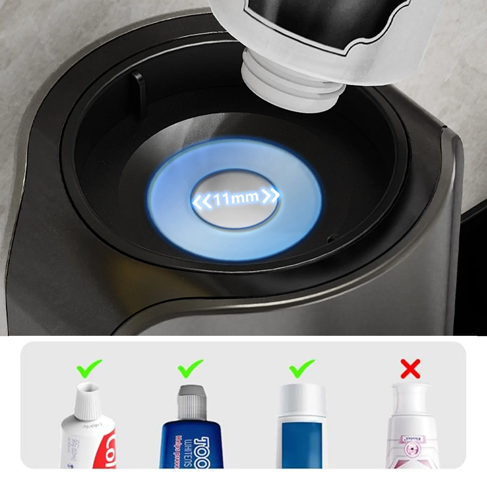 Creative Lazy Automatic Toothpaste Dispenser Toothpaste Squeezer Bathroom Accessories Wall Mounted Toothbrush Holder Tools 5