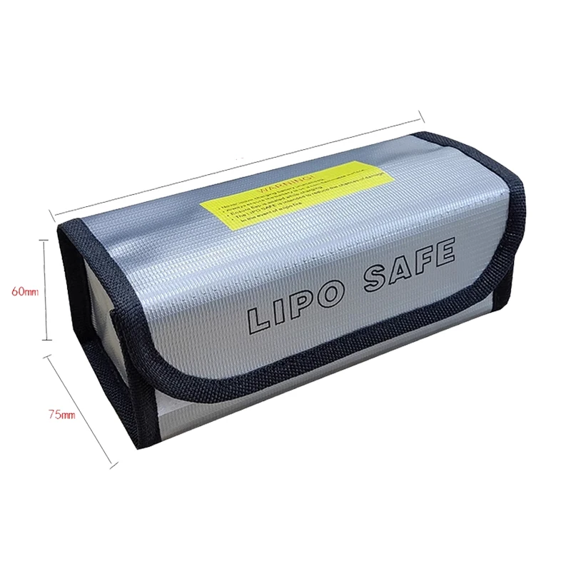 Sac ignifuge batterie LiPo RC 185x75x60mm antidéflagrant protection