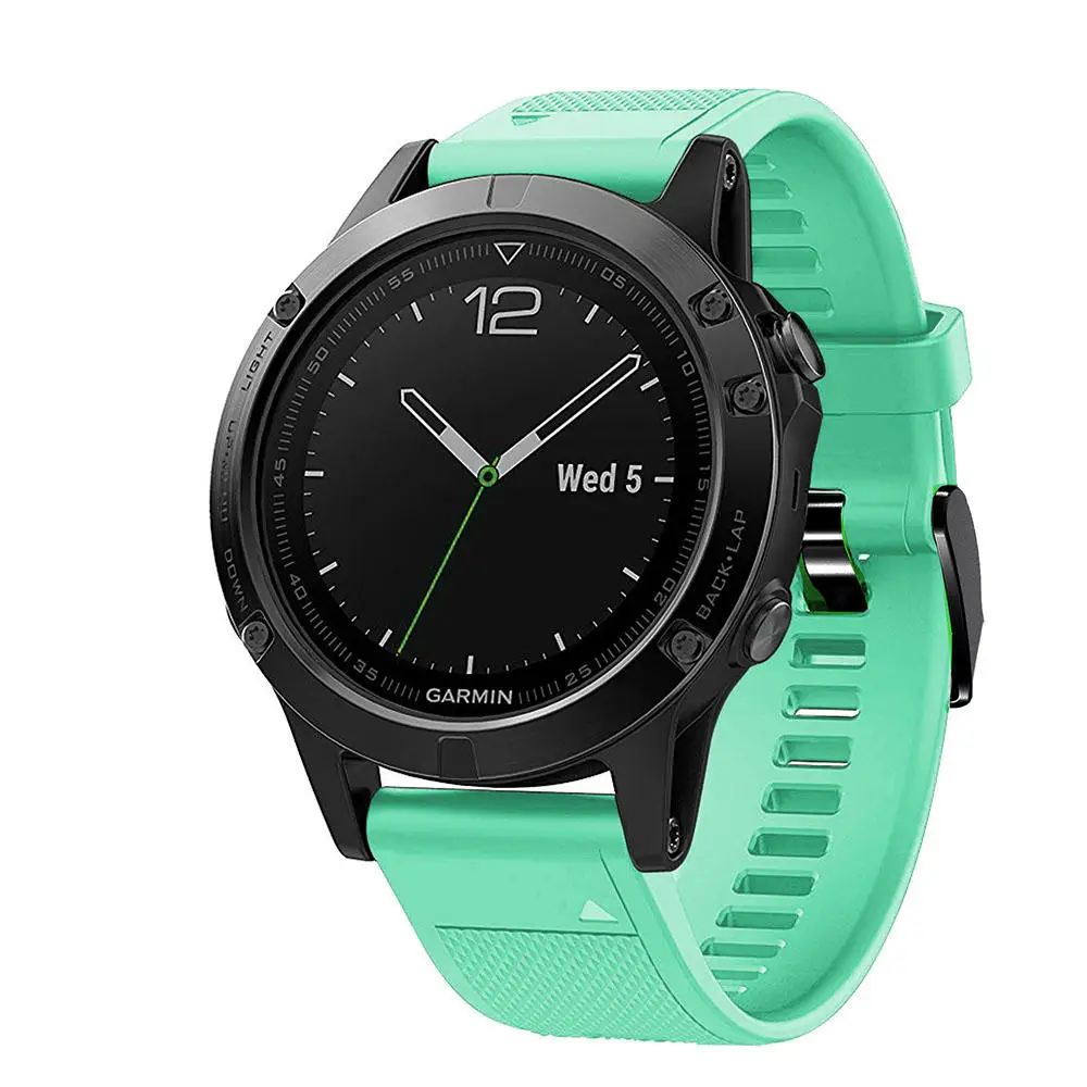 Premium Soft Silicone Sports Watch Band Strap - Multiple Sizes Available
