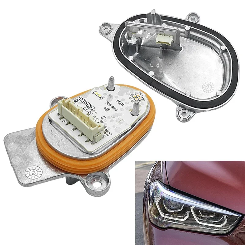 LED 밸러스트 제어 광원 유닛, 주간 주행등 모듈, 63119477821 63119477822, BMW X1 F48 F49 19-21 용, 1 쌍