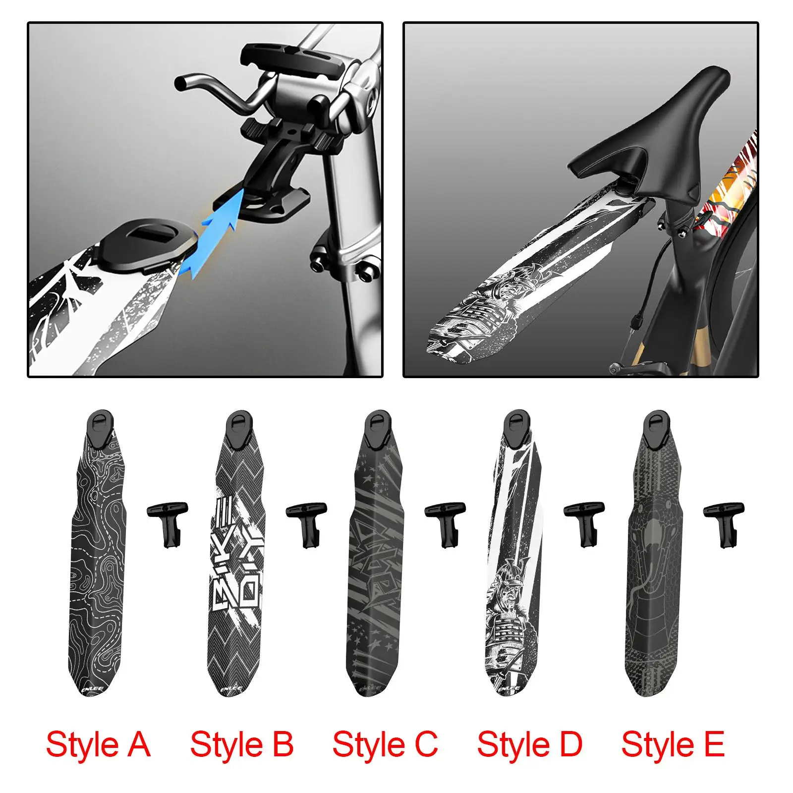 Bike Mudguard, Bicycle , Mud Guard Durable High Quality Narrow Splash for Road Bikes Riding Accessories