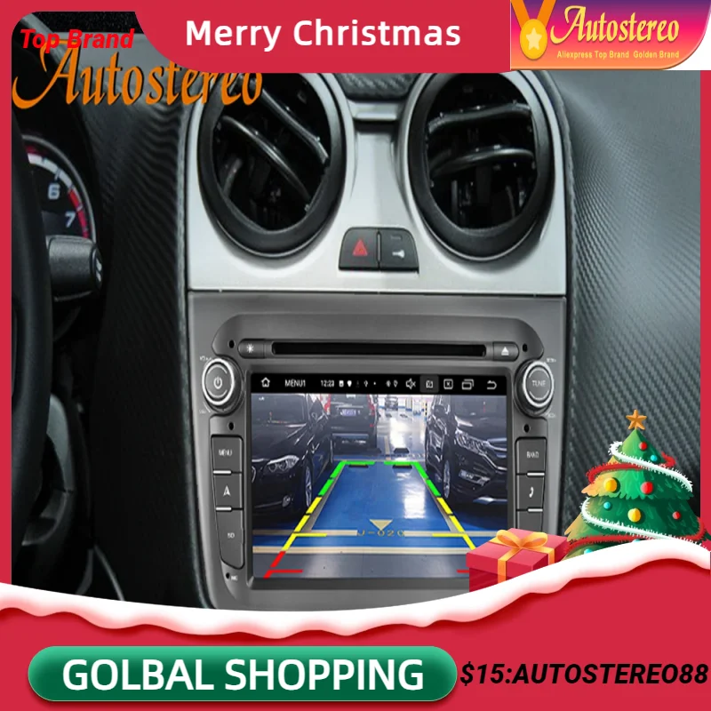 

4G Carplay Android 13 для Alfa Romeo Mito 2008-2016 автомобильный DVD-плеер, мультимедийный плеер, головное устройство, автомобильное радио, GPS-навигация