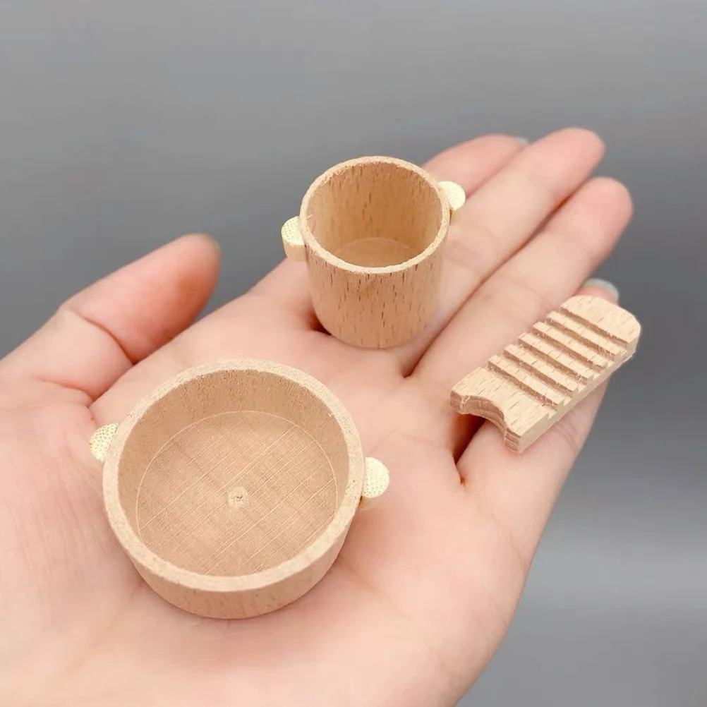 

Toy Room Vintage House Decoration Child Decorating Wood Miniature Model Children