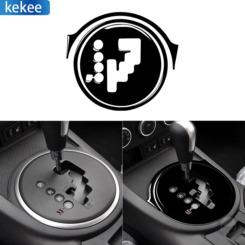 

Piano Black Gear Box Surround Frame Cover For Mazda MX-5 Miata 2009-2015 MX5 Interior Car Decoration Accessories Sticker