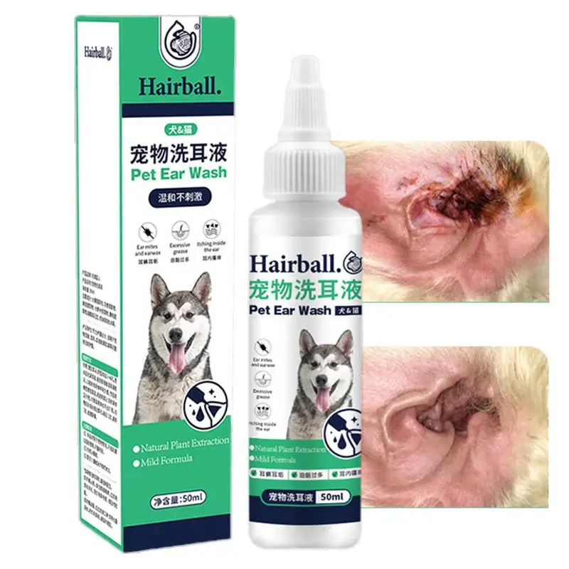 

Pet Ear Cleaner 50ml Multipurpose Cat Dog Ear Cleaner Soothes Itchiness Cleans Ear Canal From Wax Debris Buildup Pet Supplies