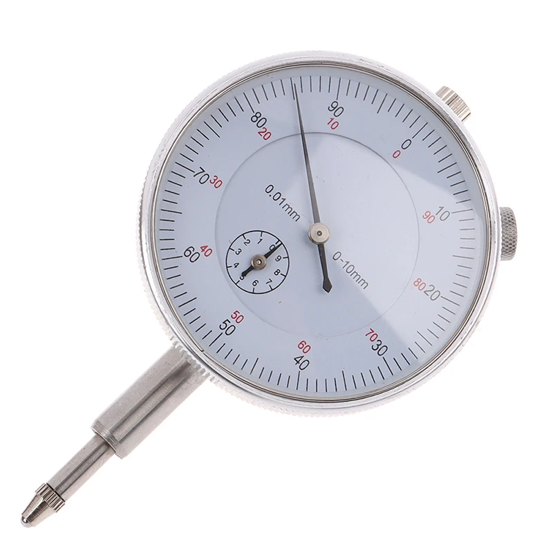 

Silver Metal Precision Measurement Precision 0-10-25-30MM 0.01mm Dial Indicator Mechanical Pointer Precision Tool Dial Indicator