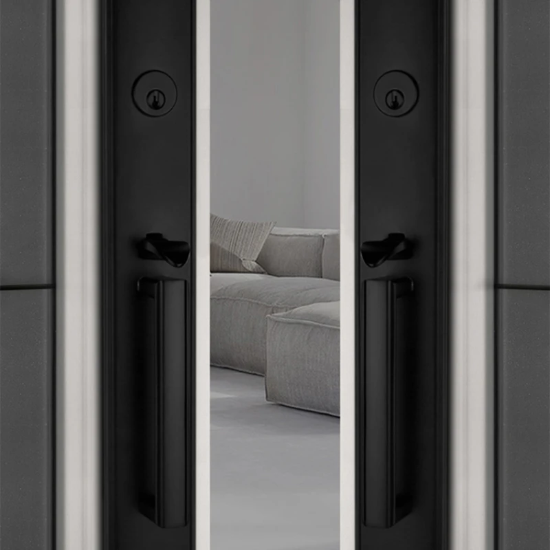 

Villa double-open big door lock opposite door lock office meeting indoor bedroom handle new Chinese bronze door lock