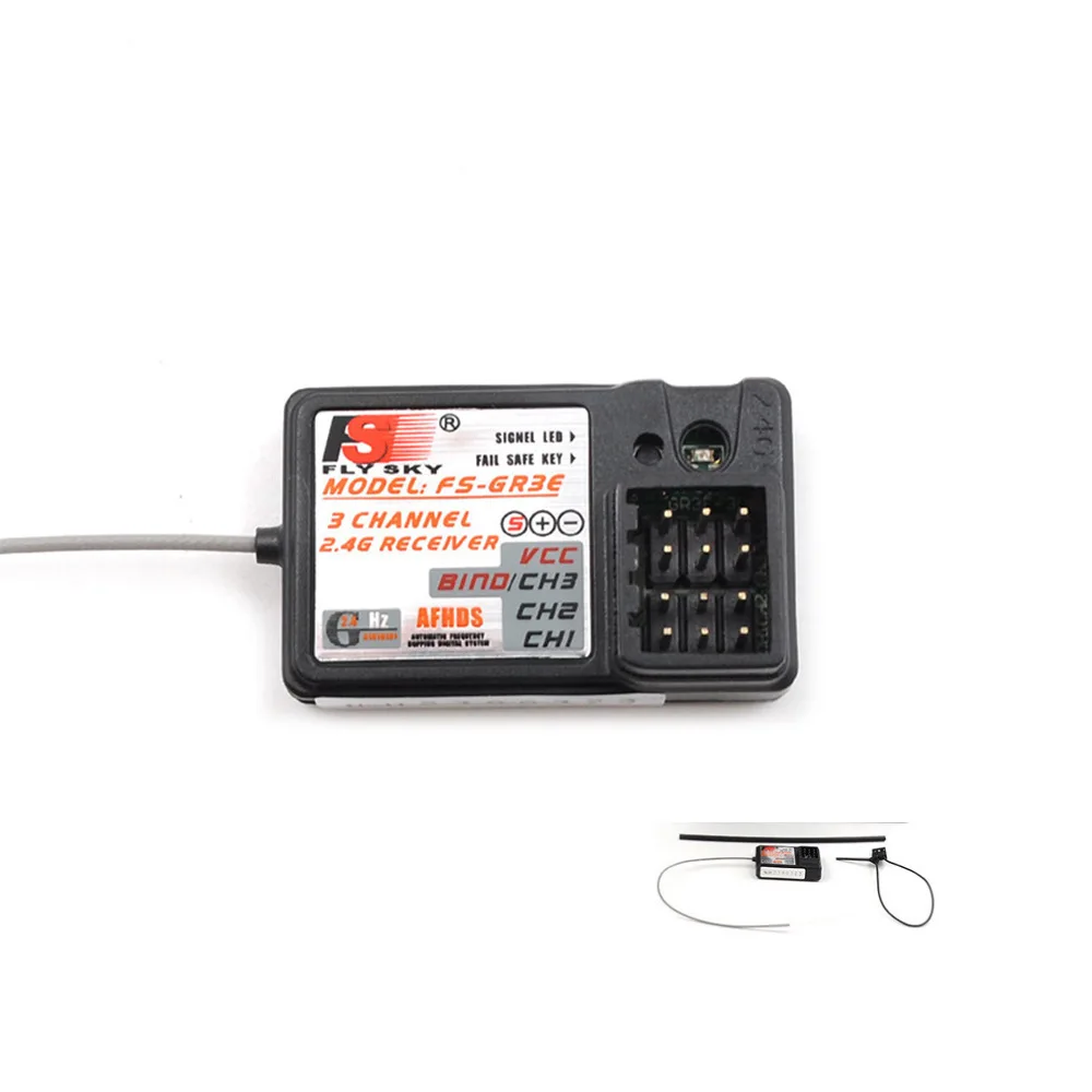 Récepteur RC FS-GT3B 2.4GHz avec fils de connexion, pièce électronique pour modèle réduit