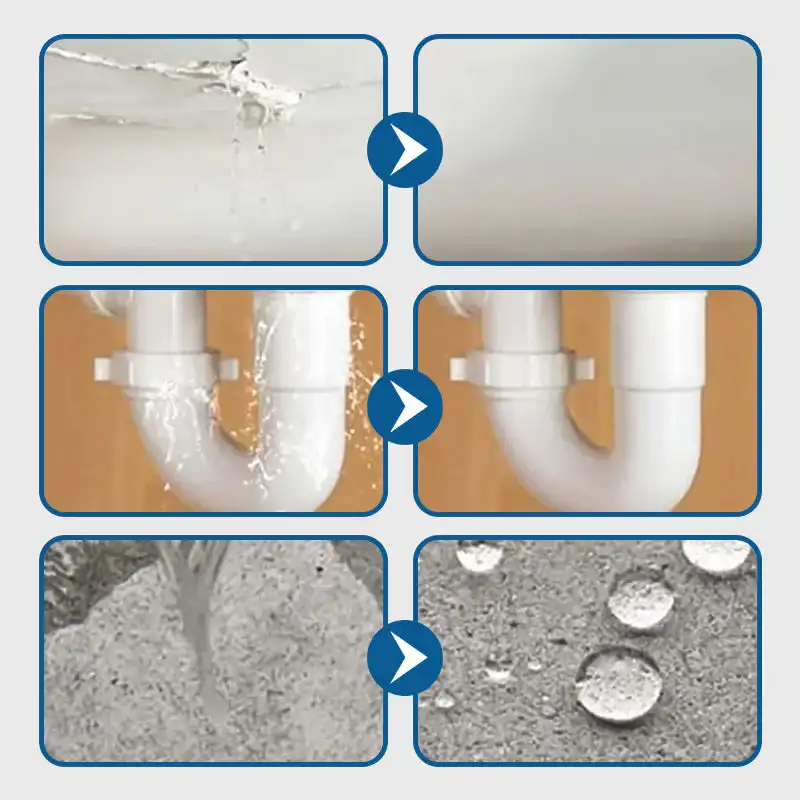 Description Picture 3 of item150g Transparent Waterproof Adhesive Acrylic Waterproof Material Toilet Tile Sealant Liquid Coating