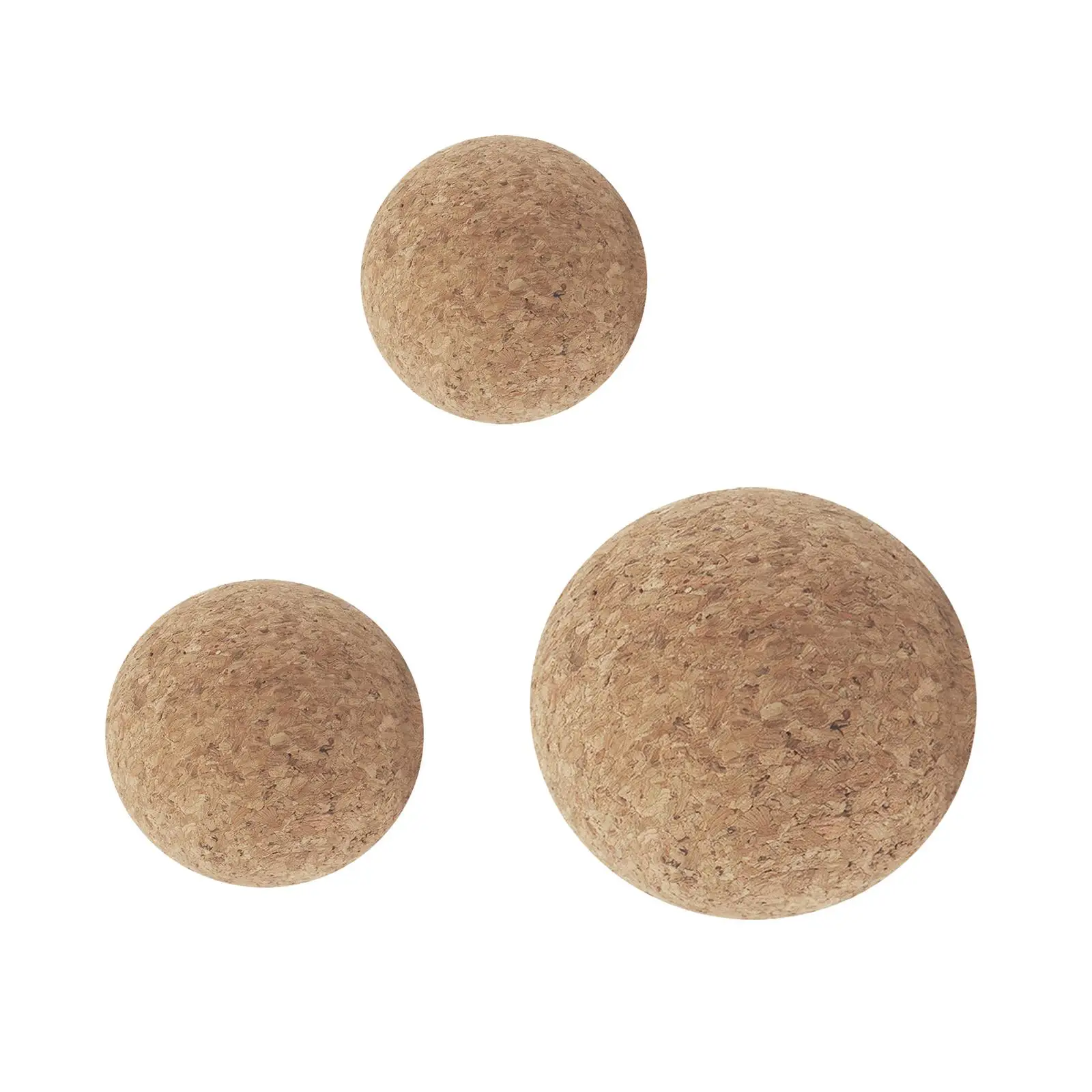 Cork Massage Ball Portable Lower Back Women Myofascial for Exercise Home Gym
