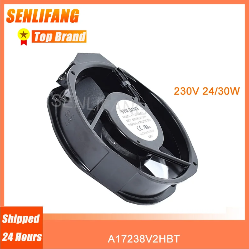 Ventilador Refrigerador Protegido Termicamente A17238v2hbt Novo 230v 24 w 30w 50hz 60hz