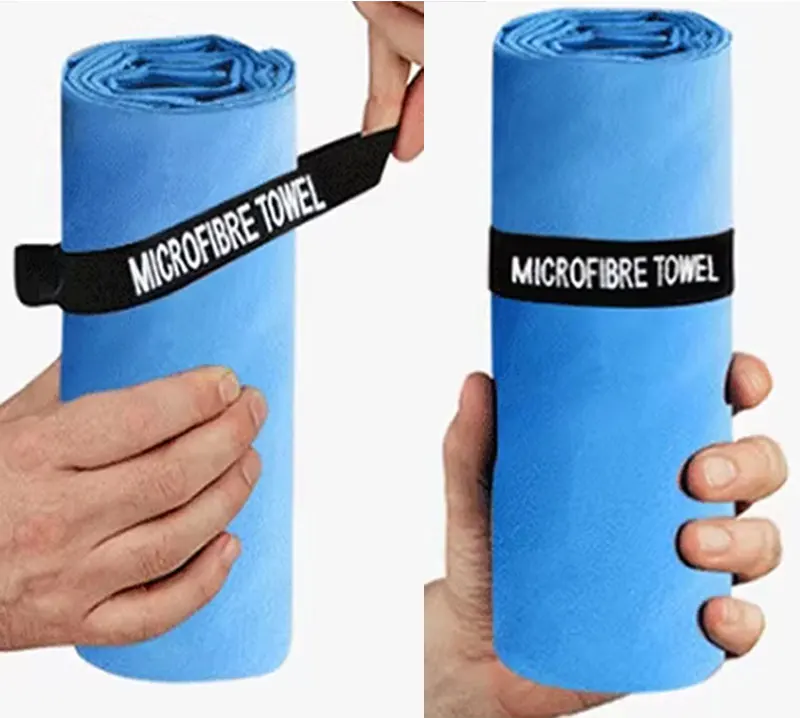 Microfiber Sports Towel Set - Fitness Swimming Yoga Camping Beach Towel
