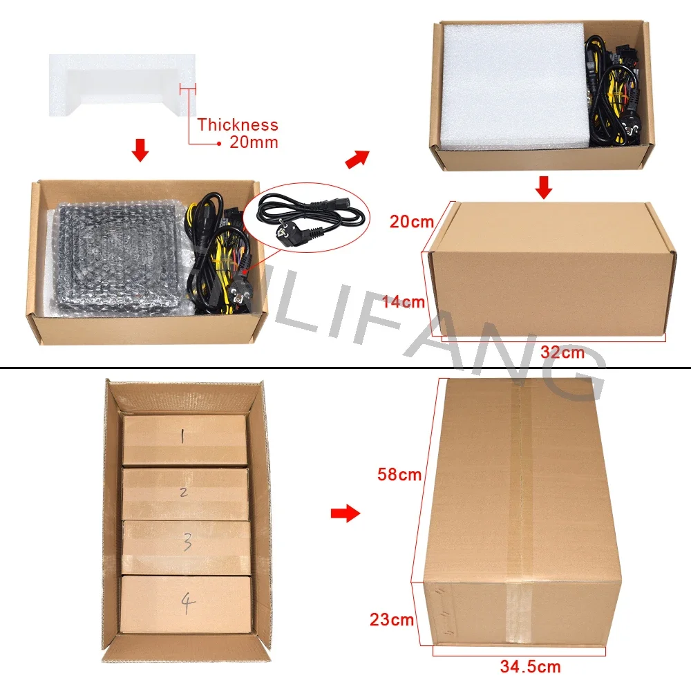 電源ユニット SENLIFANG,DDGR-2000RTH,95PLUS.GOLD.2000W Senlifang Bitcoin Mining 2000W Switching Power Supply 95