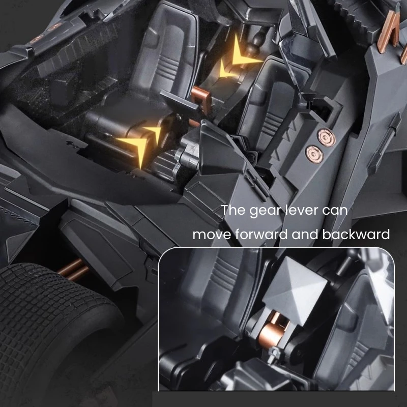 1:18 Batmobile Tumbler Alloy Car Diecasts & Toy Vehicles Car Model Miniature Scale Model Car Toys For Children 5