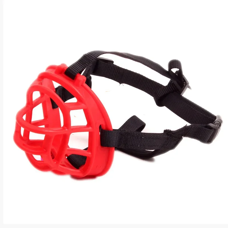 Silicone Basket Dog Muzzle Adjustable Comfortable Secure Fit Durable Lightweight Rubber Stop Biting Safe Training dog muzzle