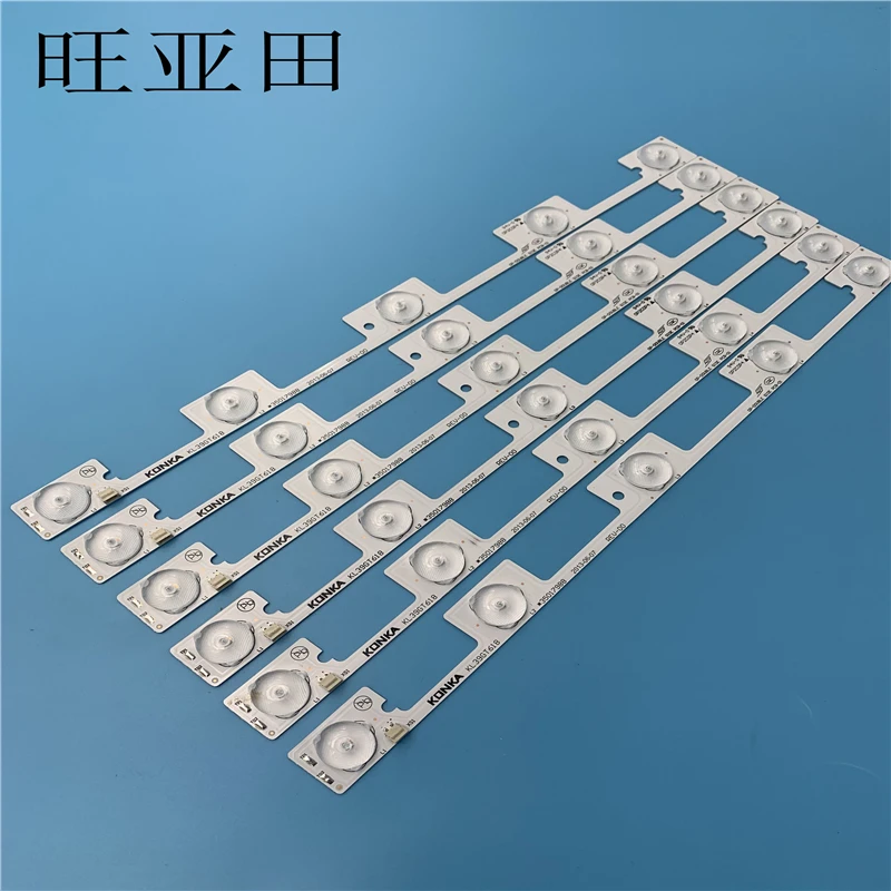 6pcs = 1set 375mm LED Ʈ  Ʈ 5leds Konka LCD TV LED42F3700NF 35018500 35018499 35018501 35018502