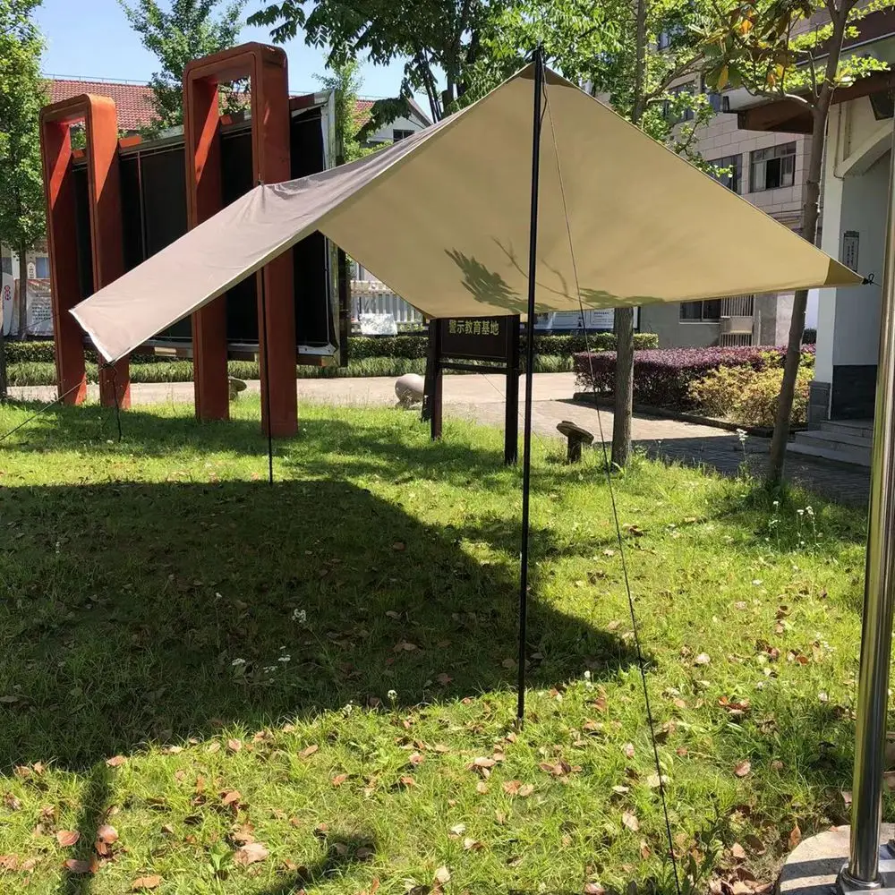 

5x3m 4x3m Sky Tent Camping Tarp Waterproof Tent Shade Garden Sunshade Outdoor Sun Shelter Beach Rain Protection Portable Fold