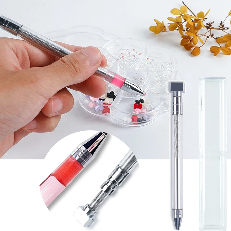 

5D DIY Diamond Painting Point Rotaryautomatic Drill Pen With Clay Kit Diamond Embroidery Cross Stitch Drill Pen Tool Accessories