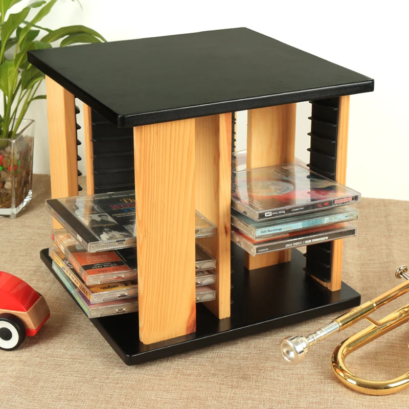 Storage Cd Organizer Rack Luxury Portable Shelf Organizer Capacity Display CD Rack Large Almacenamiento Cd Music Furnitures