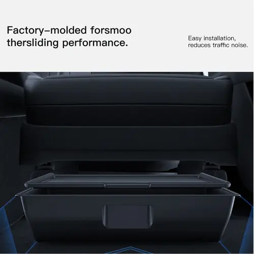 YZ For Tesla Model Y Juniper 2025+ YL  Under Seat Storage Box Car Interior Accessories Drawer Type Organizer Storage Lower Box - Image 6