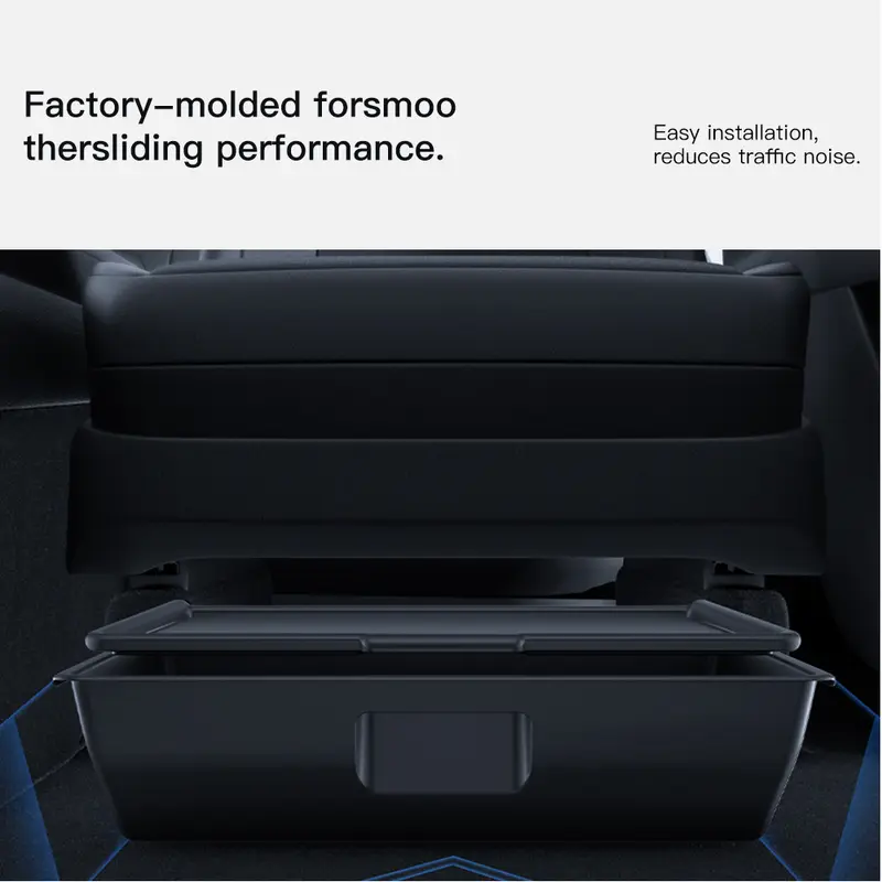 YZ For Tesla Model Y Juniper 2025+ YL  Under Seat Storage Box Car Interior Accessories Drawer Type Organizer Storage Lower Box - Image 6