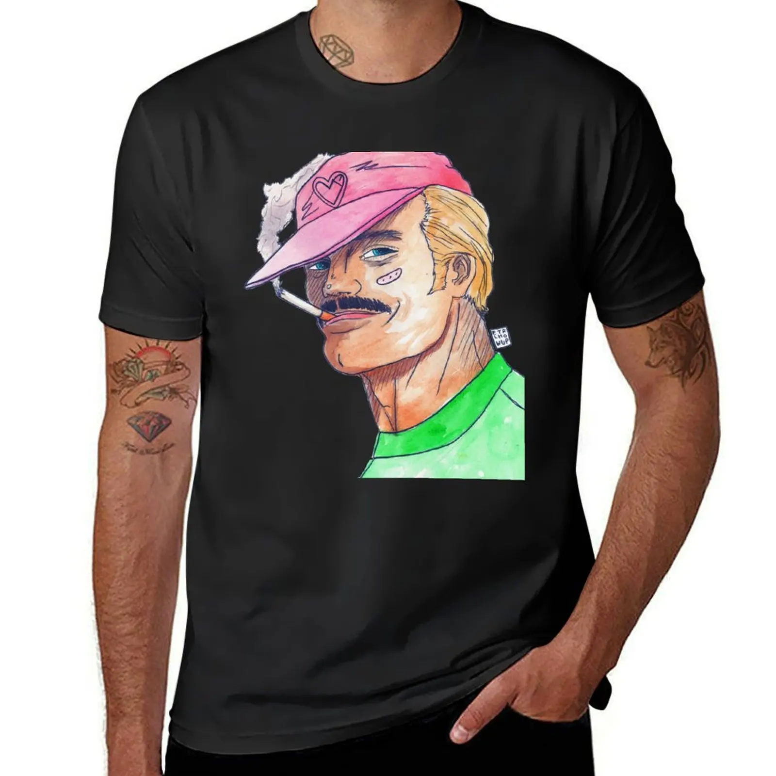 PINK FINLAND T-Shirt boys animal print boys whites anime clothes mens t shirts