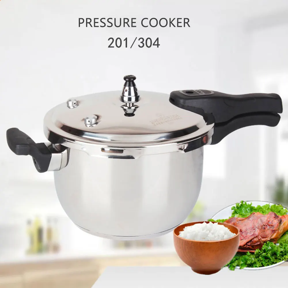 Aluminium Alloy Kitchen Pressure Cooker Gas Stove Cooking Energy-saving Safety Protection Outdoor Camping Cookware