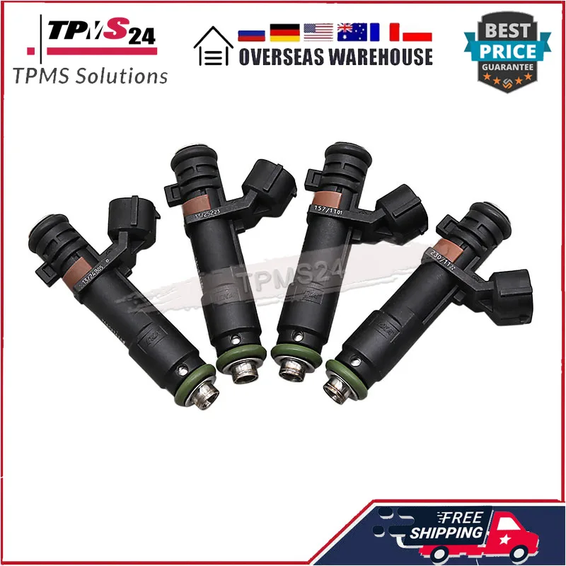 

For Peugeot 307 308 408 508 Citroen Seina Sega Picasso 4PCS Fuel Injector 9660276180