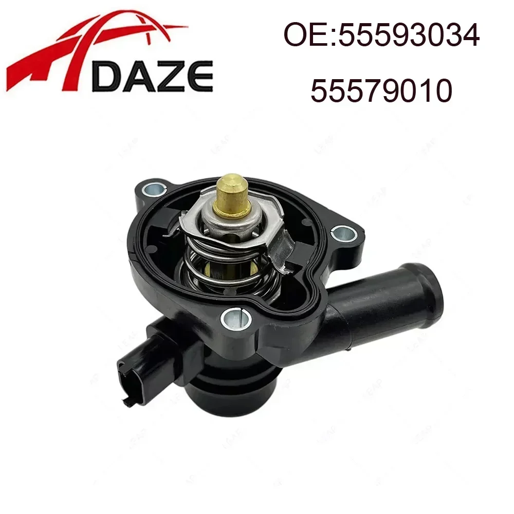 DAZE 55593034 55579010 Engine Coolant Thermostat For Chevrolet Aveo Cruze Sonic Buick Encore Opel Astra 1.4L