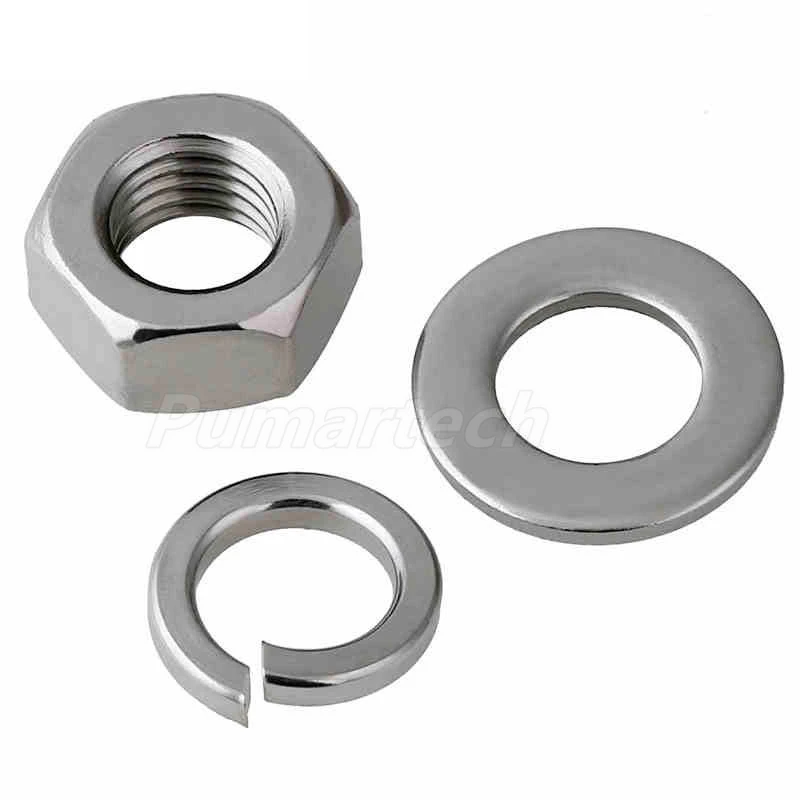High-quality 300pcs M2.5(2.5mm) A2 Stainless Steel Allen Bolts Socket Screws Hex Nuts Flat Washers Spring Washers Combination