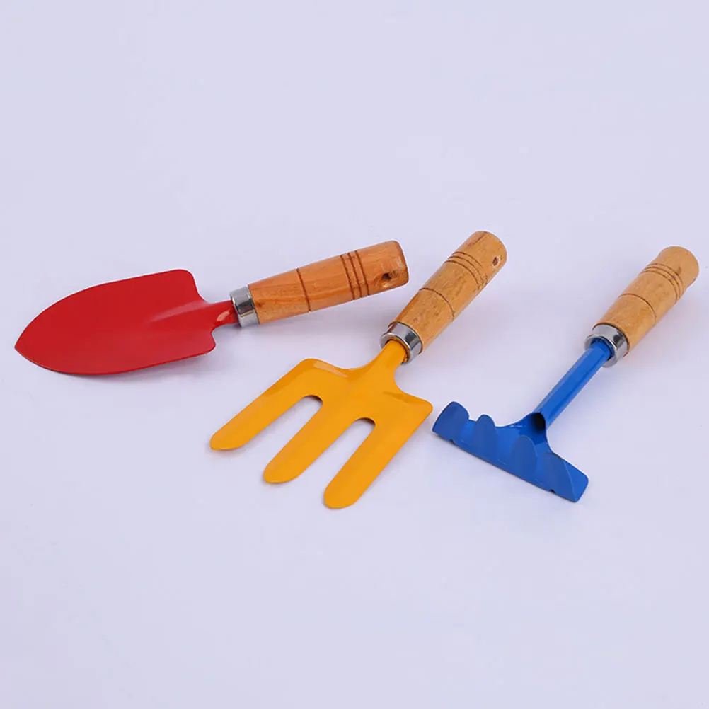 Childrens Sand Castle Toys For Beachs Gardening Funny Shovels Sand Digger Wooden Sandbox Tool Metal Summer Child