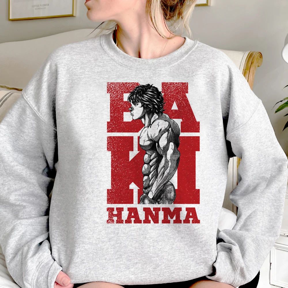 

Baki Hanma hoodies women y2k aesthetic graphic anime 2023 sweatshirts women Fleece sweatshirts