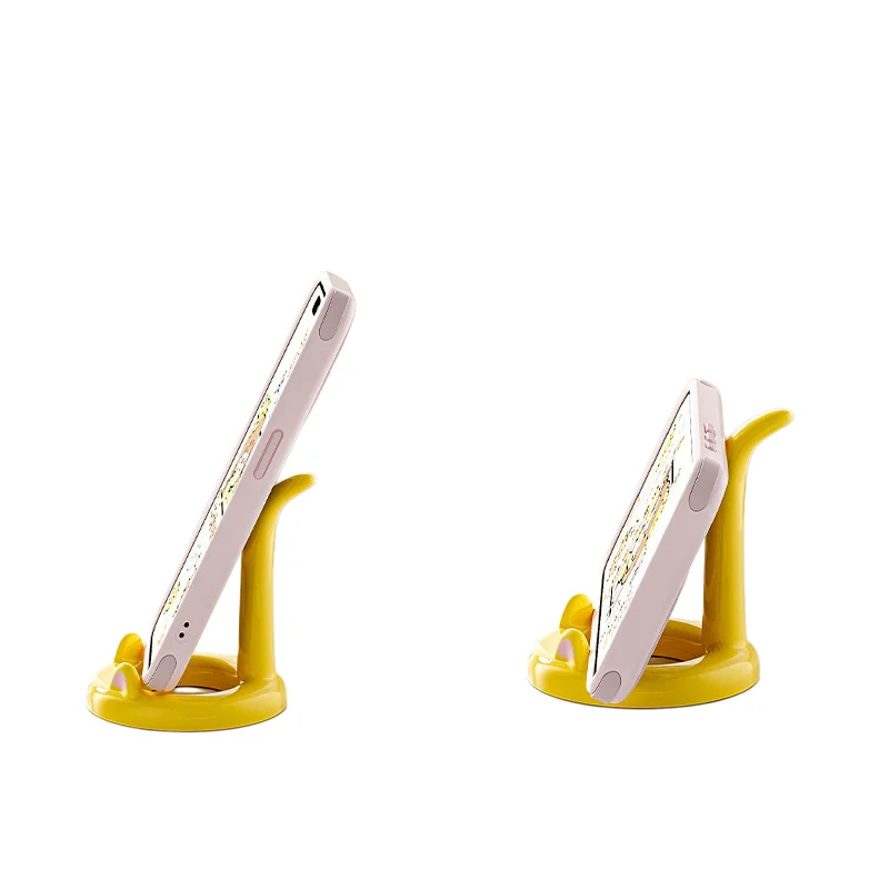 Charming Cartoon Cat Phone Stand: Creative Desktop Decor and Phone Holder