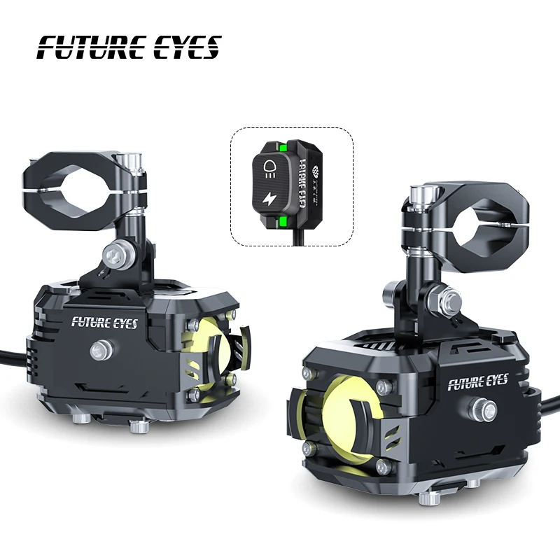 

FUTURE EYES F150 60W Wired Backlight Switch Fog External Motorcycle LED Light