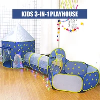 Portable Children's Tent Wigwam Folding Kids Tents Tipi Baby Play House Large Girls Pink Princess Castle Child Room Decor 1