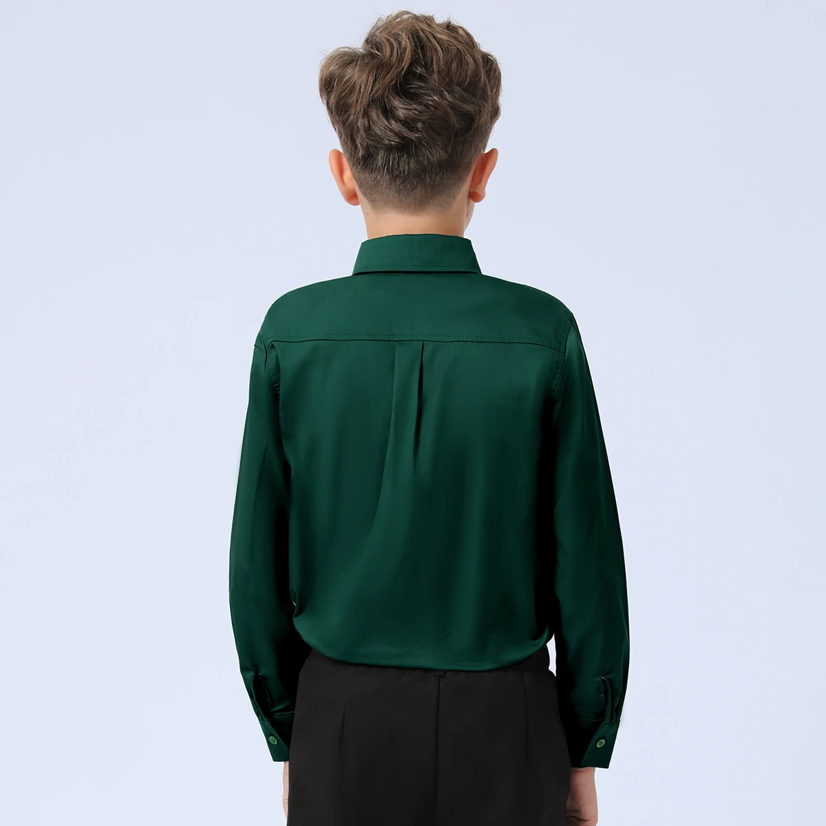 Kids Shirts Boys Shirt Kids Oxford White Shirts Kids School Uniform Gift Perform Ceremony Birthday Wedding Formal Clothes 6 to 14 Years