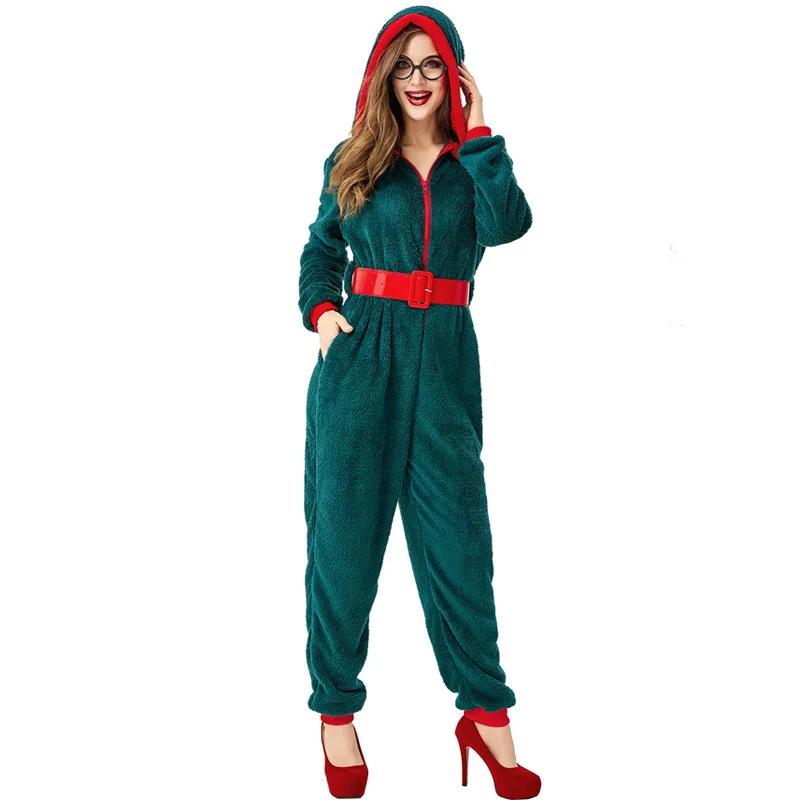 

Women Adult Coral Velvet Christmas Clothing