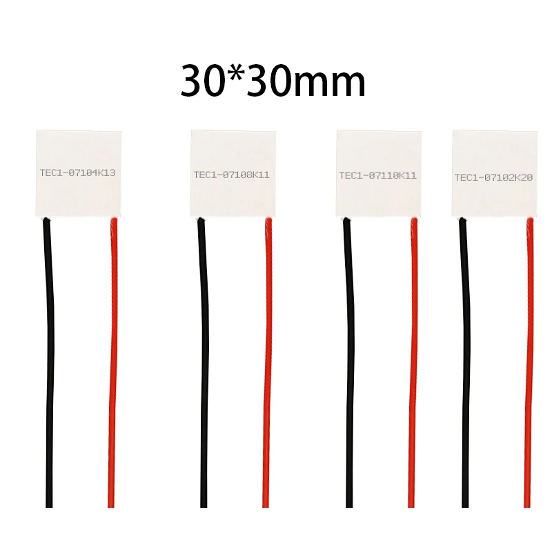 Elemento do Dissipador de Calor de Refrigeração Chip Semicondutor Módulo de Placa de Refrigeração 30*30 mm Dc5v Tec107104 K14 K20 K26 K32
