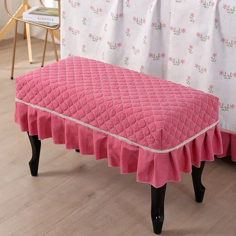 thumbnail image 1 of Funda para taburete de piano, funda para reemplazar zapatos, funda para taburete, funda para taburete de maquillaje, cojín para asiento, funda de encaje europeo, 1 of 5