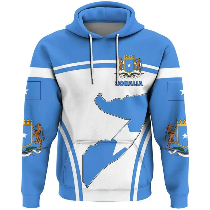 thumbnail image 1 of Sudadera con capucha con la bandera de Somalia impresa en 3D para hombre, sudadera con estampado del emblema nacional somalí, camisetas casuales, sudaderas con capucha de manga larga, 1 of 5