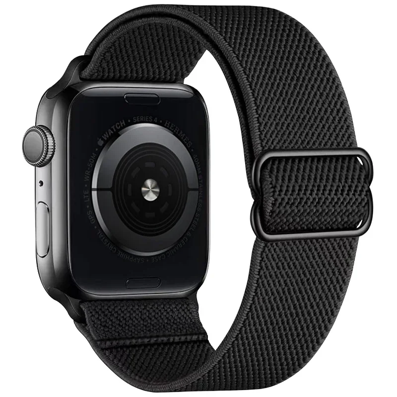 Elastic Braided Nylon Strap