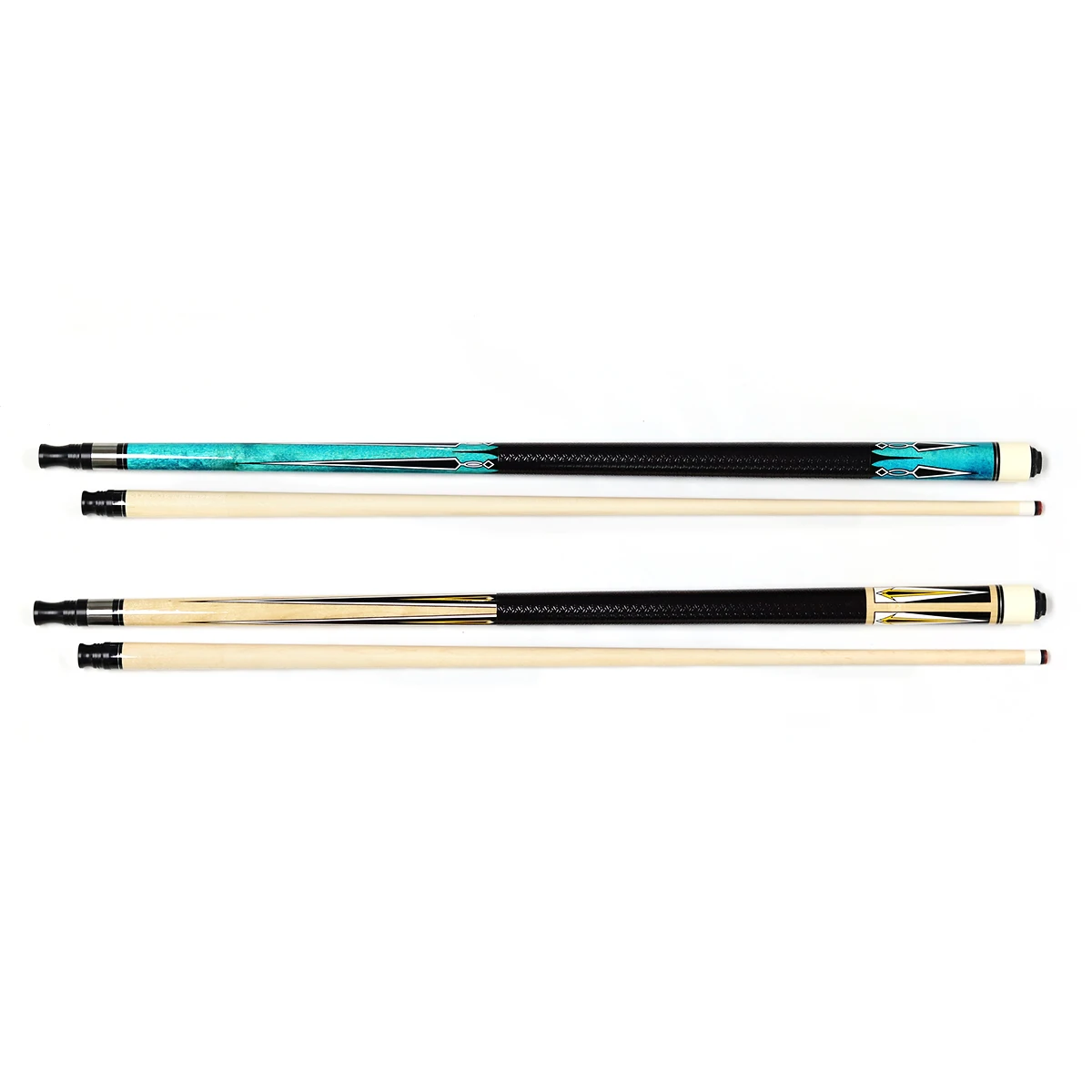 Premium Quality New Fashion Canadian Maple Wood 2-pc Nine-ball Pool Billiard Cue Stick 11.5MM