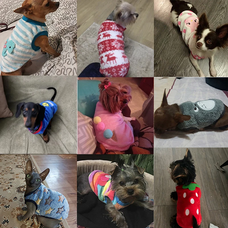 Soft Flannel Dog Coat 5