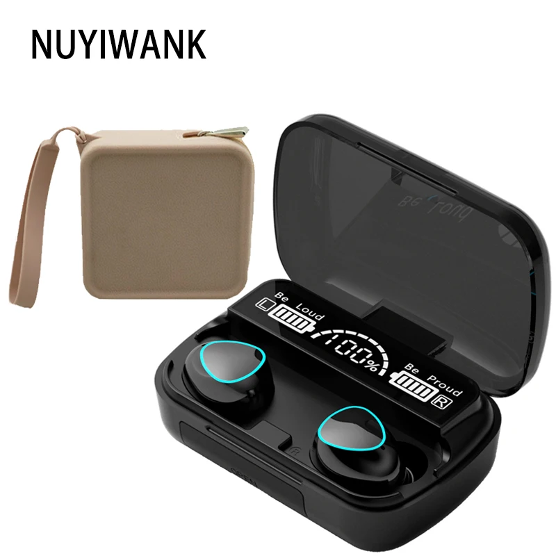 M10 TWS Bluetooth 5.3 беспроводные наушники, дисплей, сенсорные наушники-вкладыши, наушники-вкладыши, 9D стерео, спортивная водонепроницаемая гарнитура с микрофоном