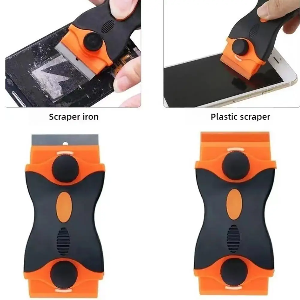 Plastic /Metal Razor Blade Scraper Edge Removal Tool with Blade Label Sticker Decal Removal Car Window Tint Vinyl Application