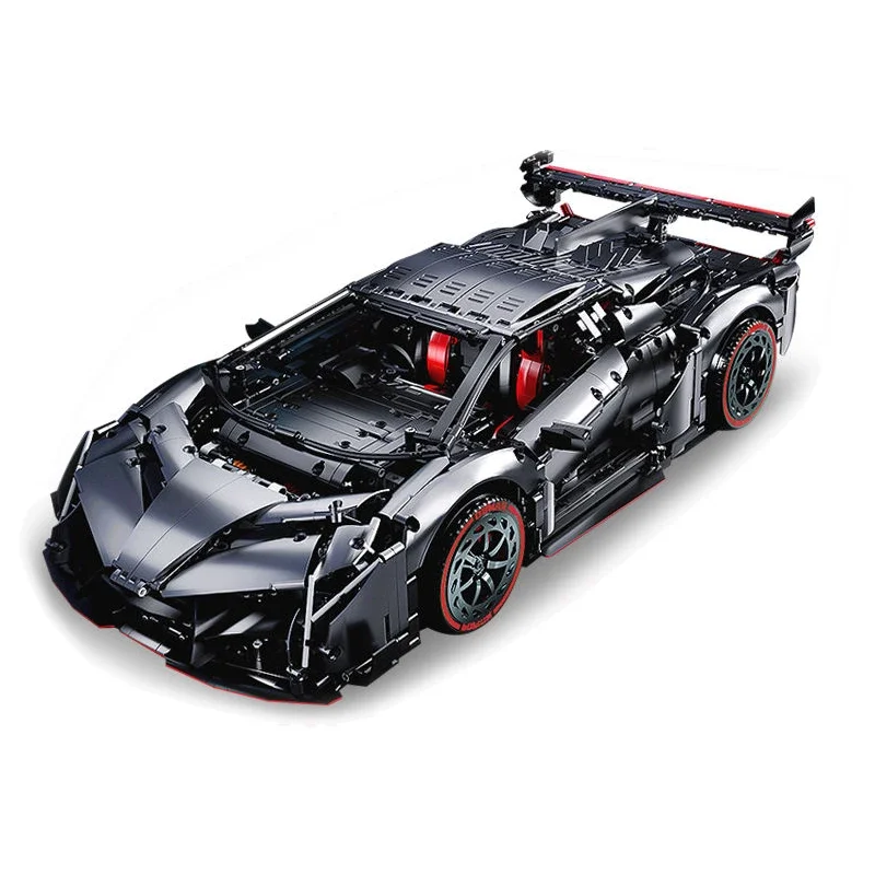 

New MOC Technical Lambo Alloy Version Sports Car Building Blocks Model City RC Racing Car Bricks Toys For Children Boy Gifts Set