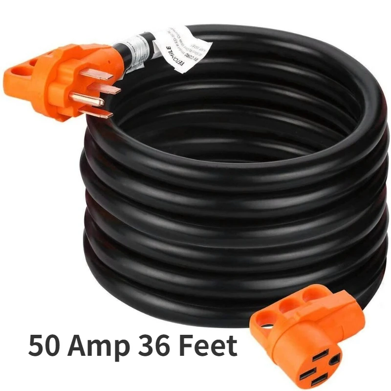 

Удлинительный шнур питания RV 50 а 36 футов для тяжелых условий эксплуатации STW 10AWG 3 провода медный силовой провод Американский кабель прицеп электрические принадлежности шнур