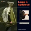 Emergency Water Proof Raincoat Aluminum Film Disposable Poncho Cold Insulation Rainwear Blankets Survival Tool Camping Equipment 6
