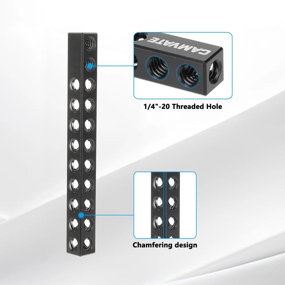 3.9" Cheese Bar Camera Rig with 1/4 Inch Screw Hole For Camera Red Rig Light-Wei