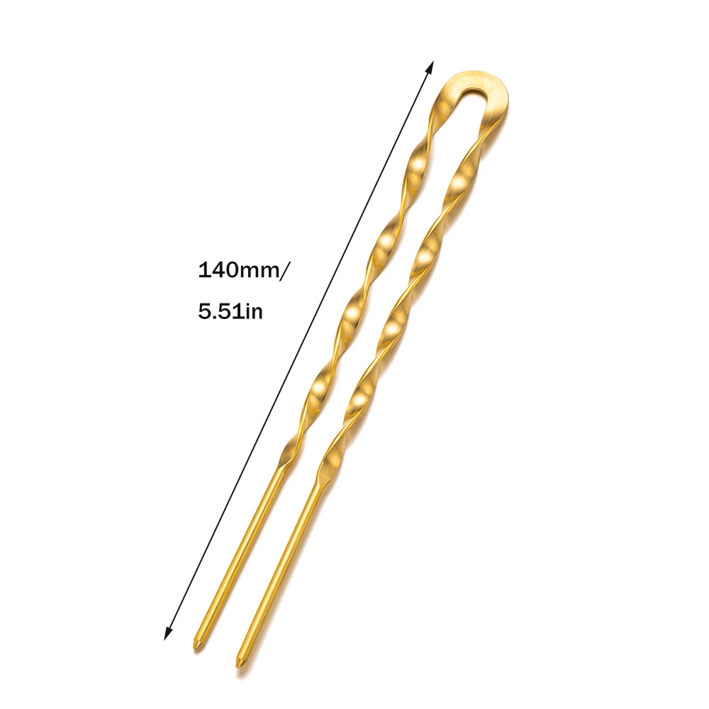 1pc Mode Vintage Metall u Form Haars pangen Stifte für Frauen Haars täbchen Braut Haar Styling Kopfschmuck Geschenke dekorative Zubehör – Detail 1